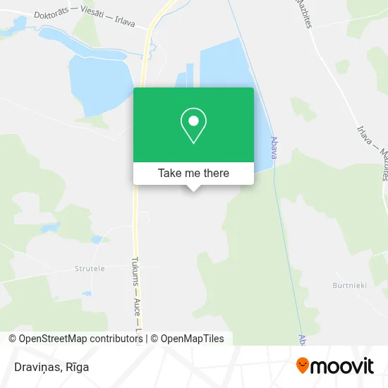 Draviņas map
