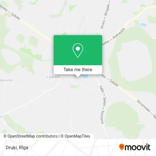 Druķi map