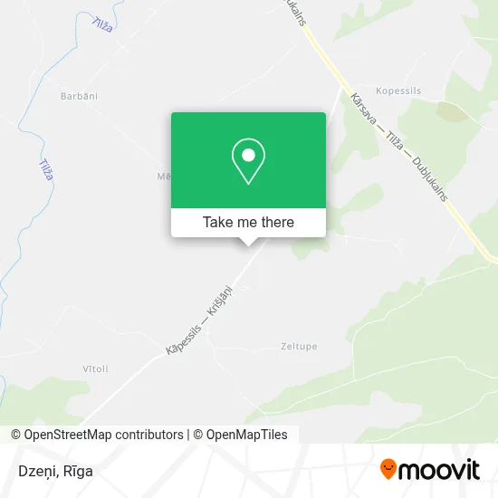 Dzeņi map