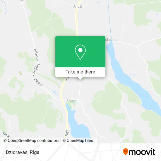 Dzidravas map