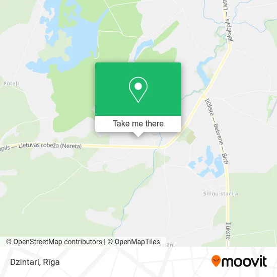Dzintari map
