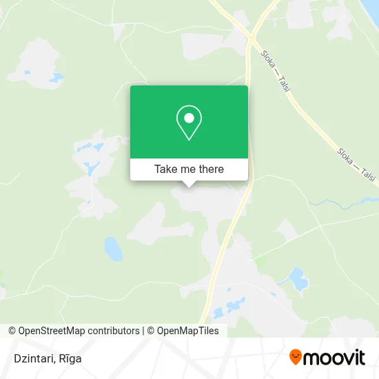 Dzintari map