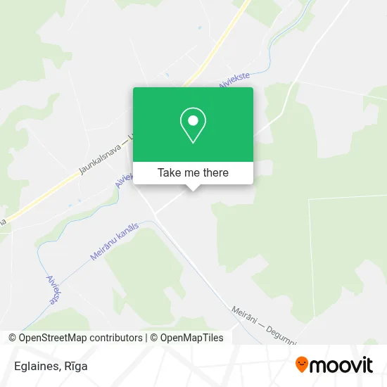 Eglaines map