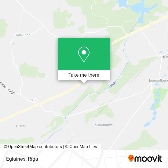 Eglaines map