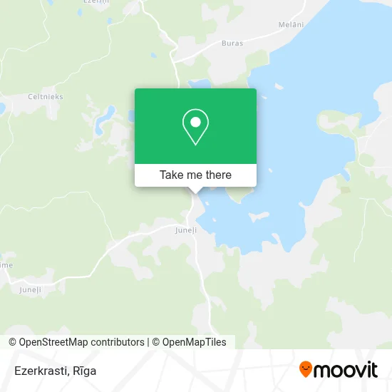 Ezerkrasti map
