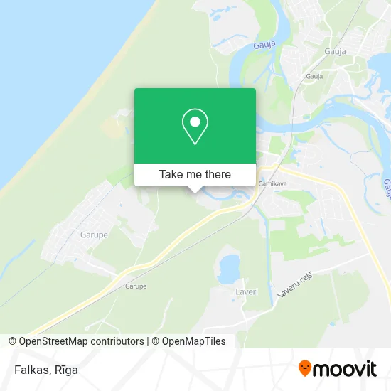 Falkas map