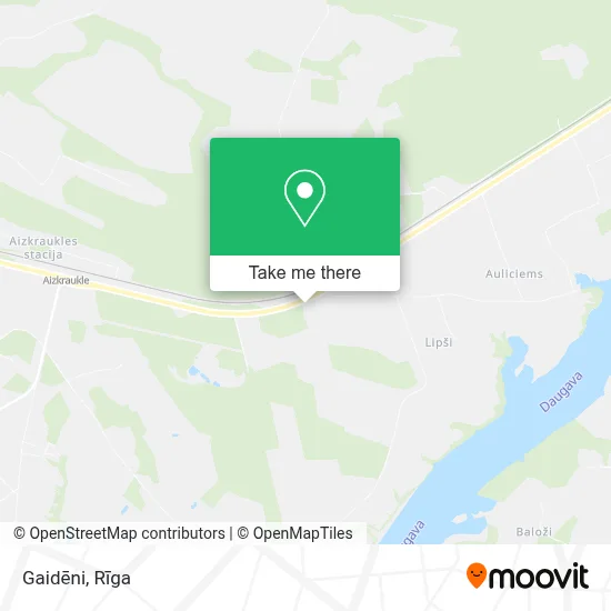 Gaidēni map