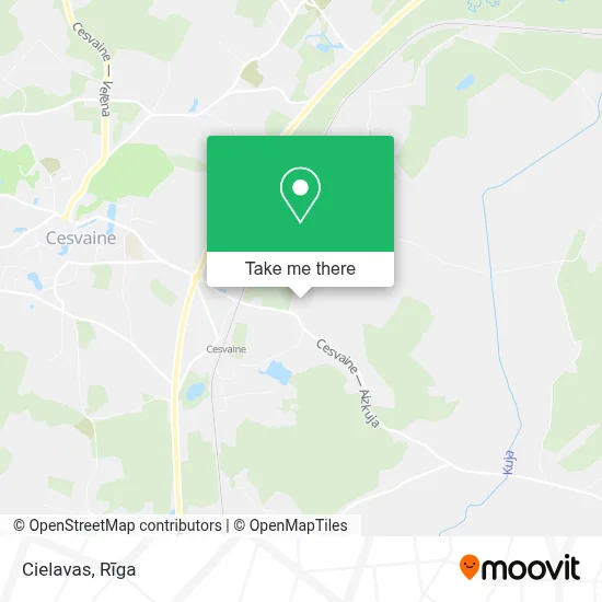 Cielavas map