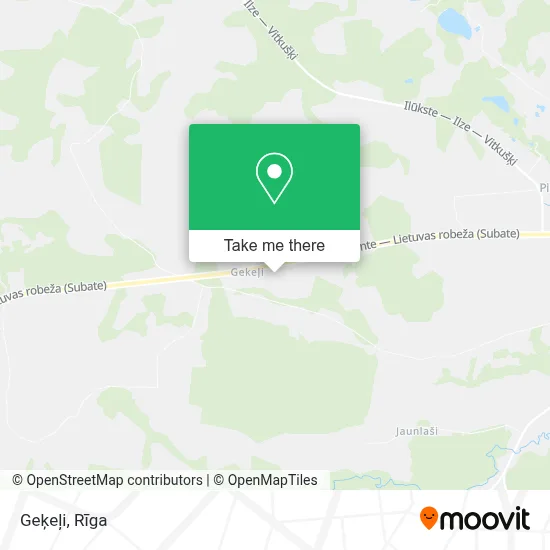 Geķeļi map
