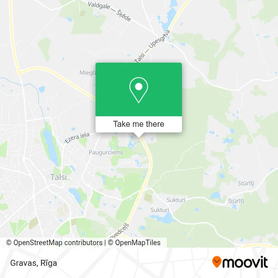 Gravas map