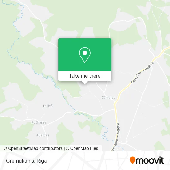 Gremukalns map