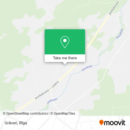 Grāveri map