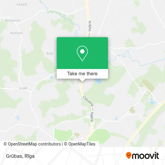 Grūbas map