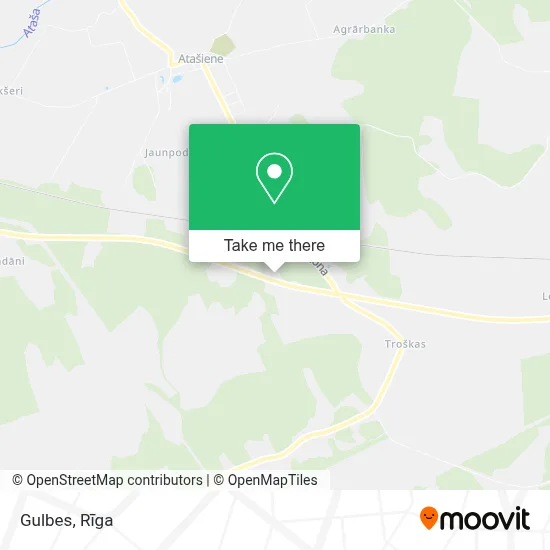 Gulbes map