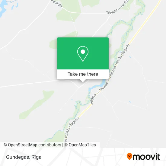 Gundegas map