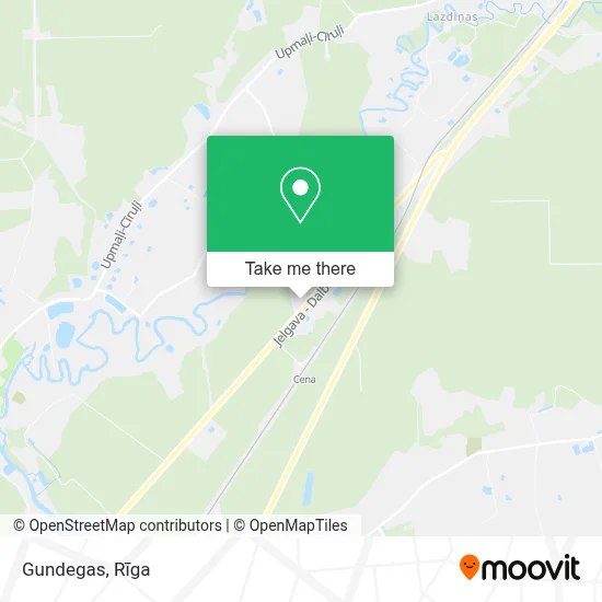 Gundegas map