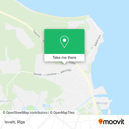 Ievalti map