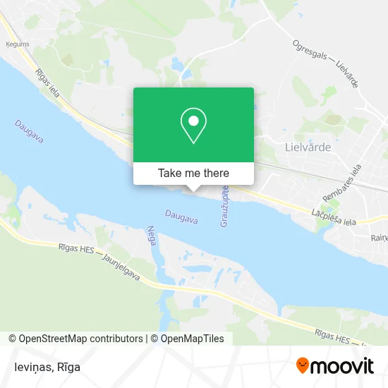 Ieviņas map