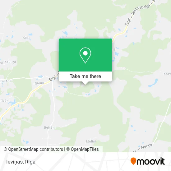 Ieviņas map