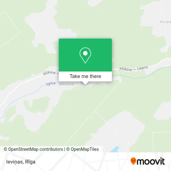Ieviņas map