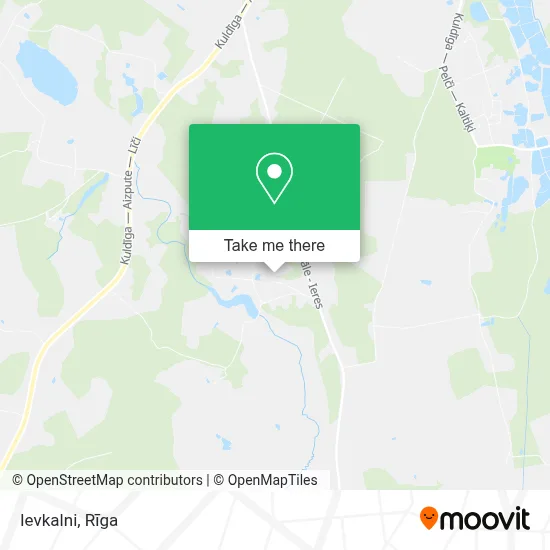 Ievkalni map