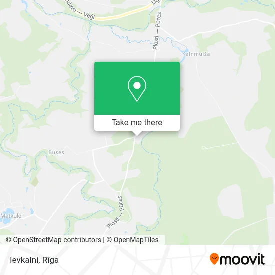 Ievkalni map