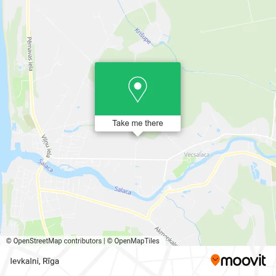 Ievkalni map