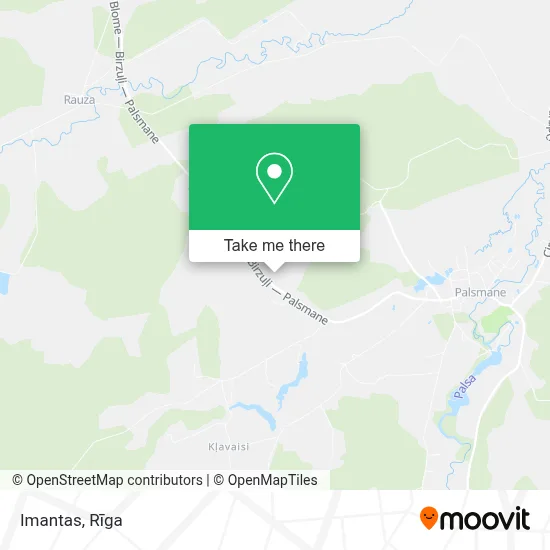 Imantas map