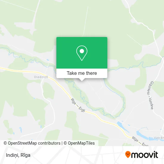 Indiņi map