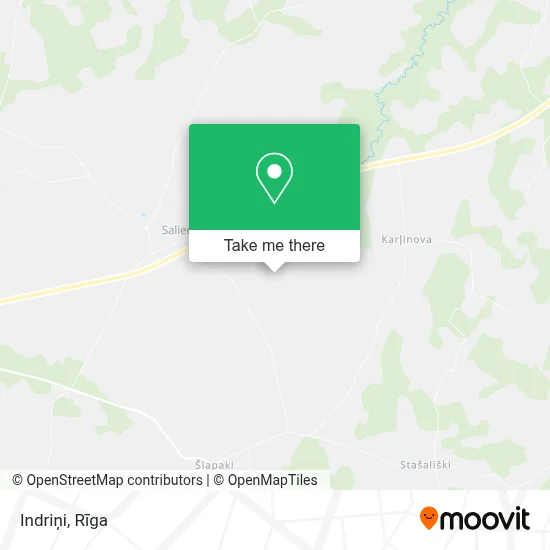 Indriņi map
