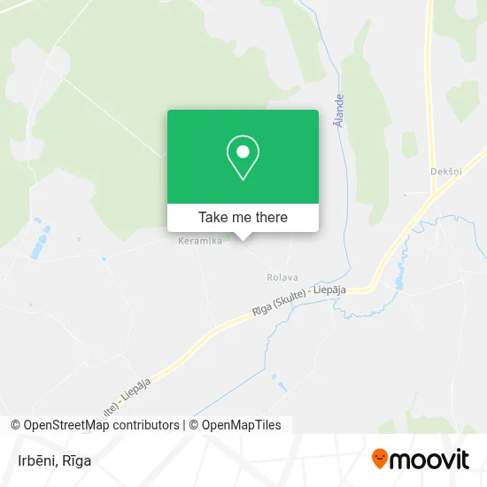 Irbēni map