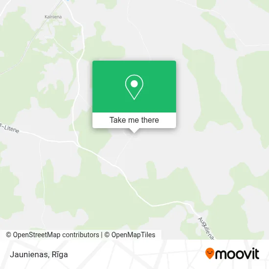 Jaunienas map