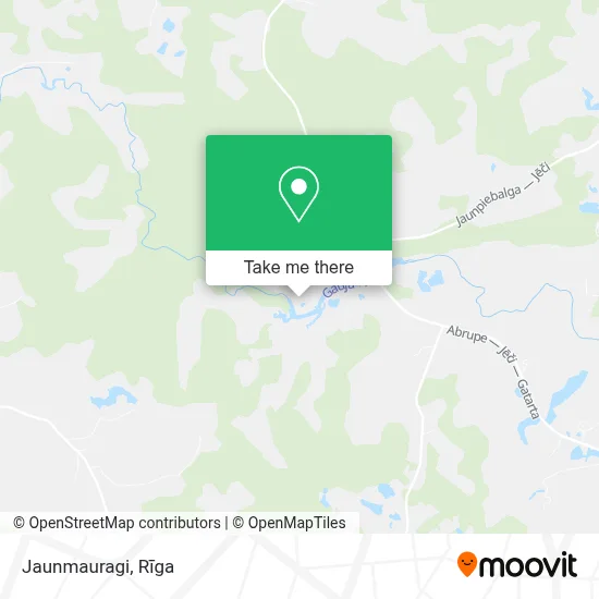 Jaunmauragi map