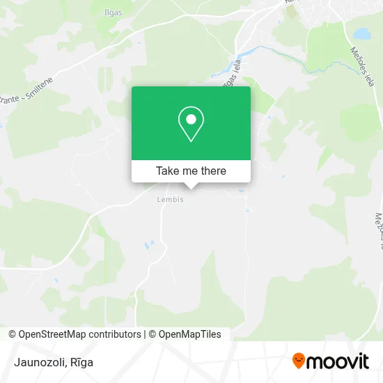 Jaunozoli map