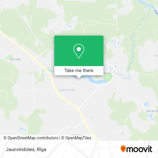 Jaunvindoles map