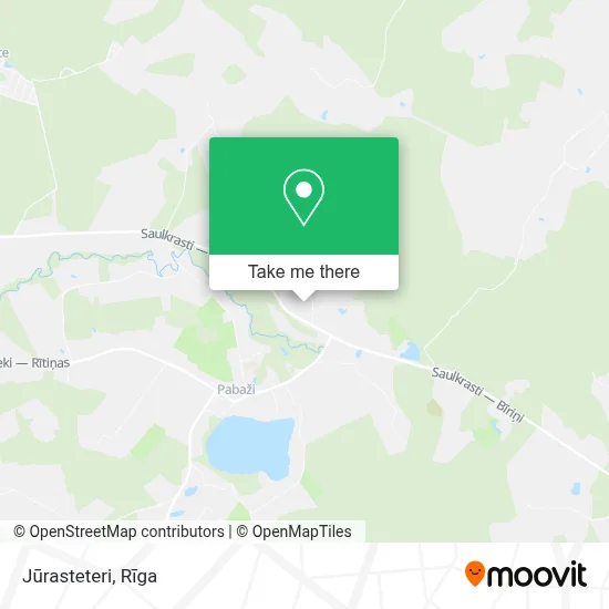 Jūrasteteri map
