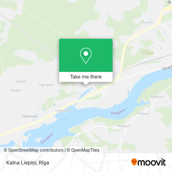 Kalna Liepiņi map