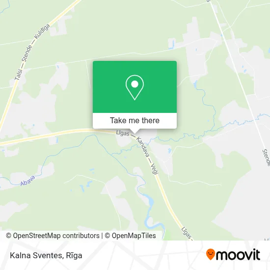 Kalna Sventes map