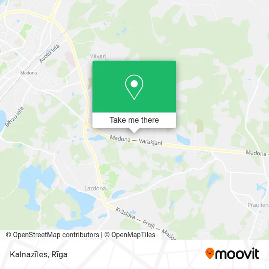 Kalnazīles map