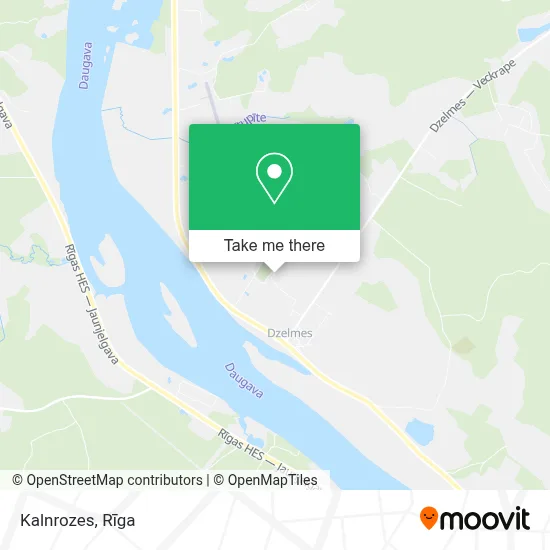 Kalnrozes map