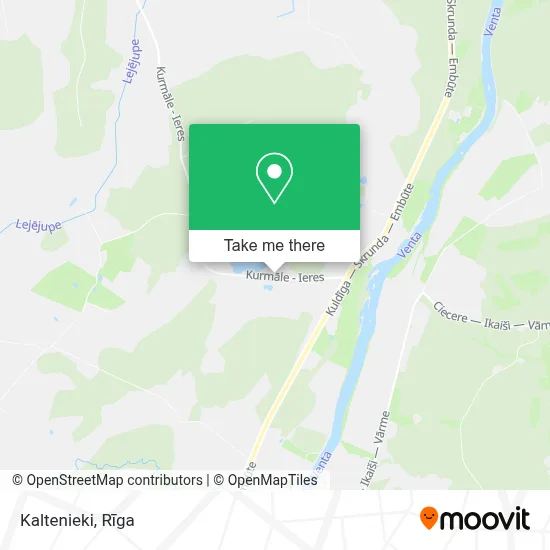 Kaltenieki map
