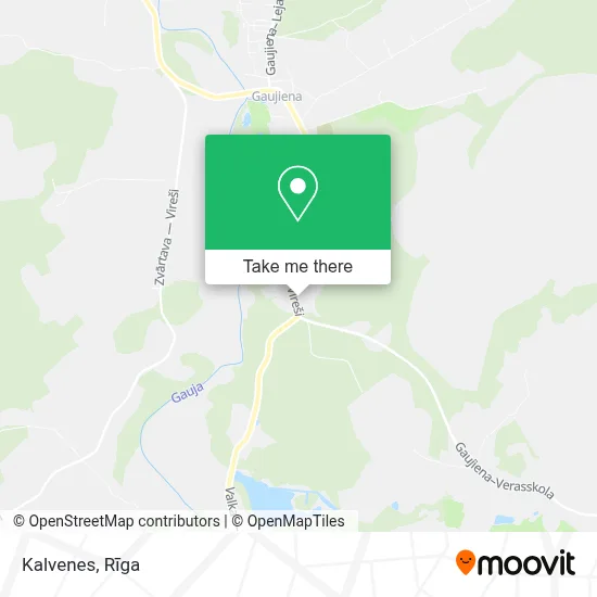 Kalvenes map