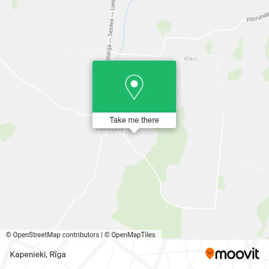 Kapenieki map