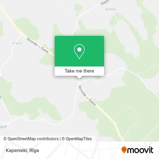 Kapenieki map