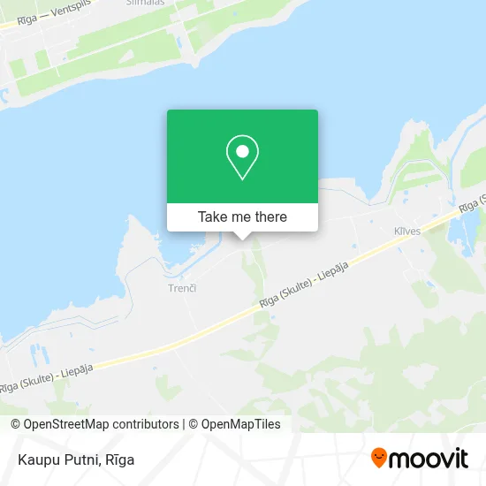 Kaupu Putni map
