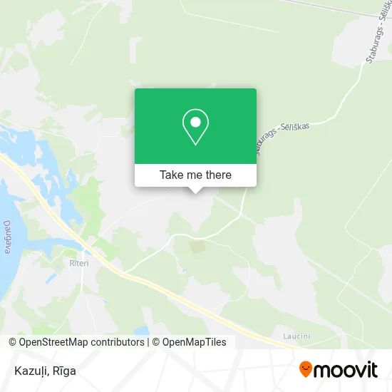 Kazuļi map