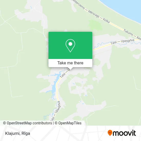 Klajumi map