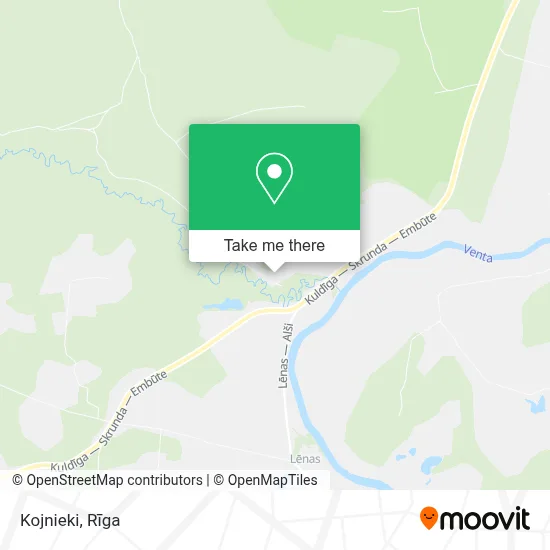 Kojnieki map