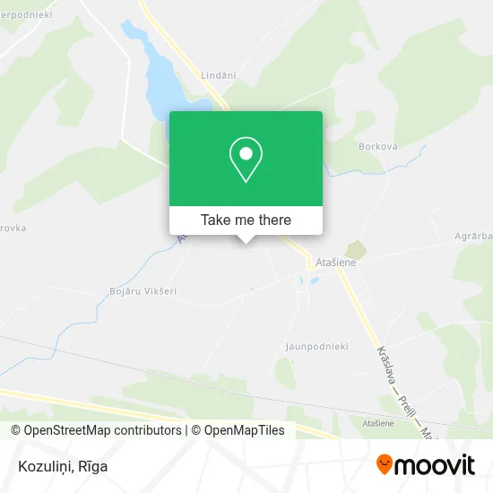 Kozuliņi map
