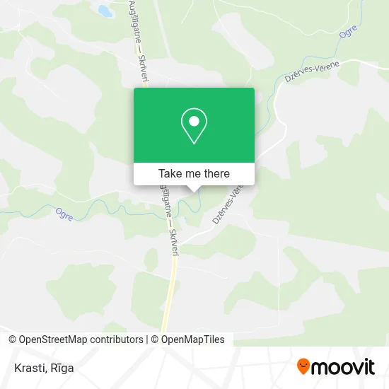 Krasti map